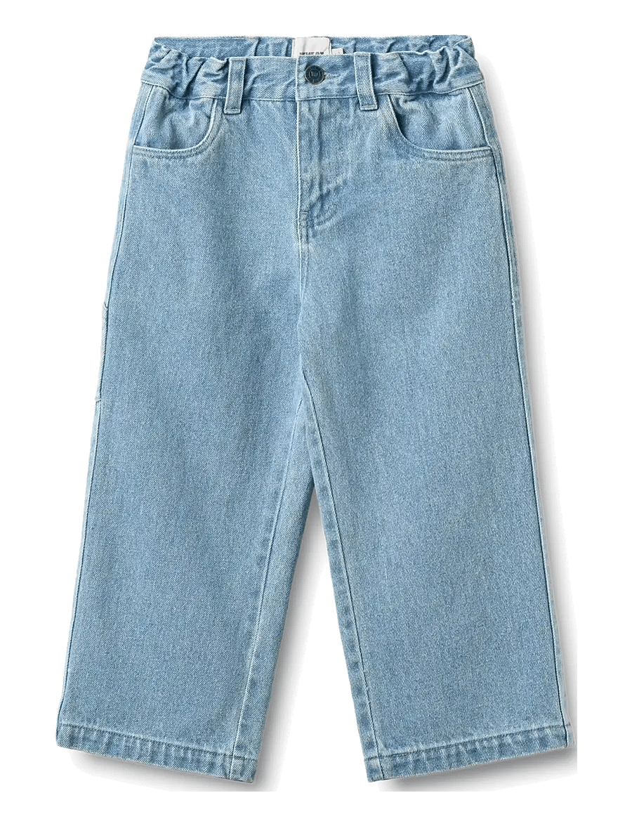 Wheat - Trousers Felix - light blue denim - 0
