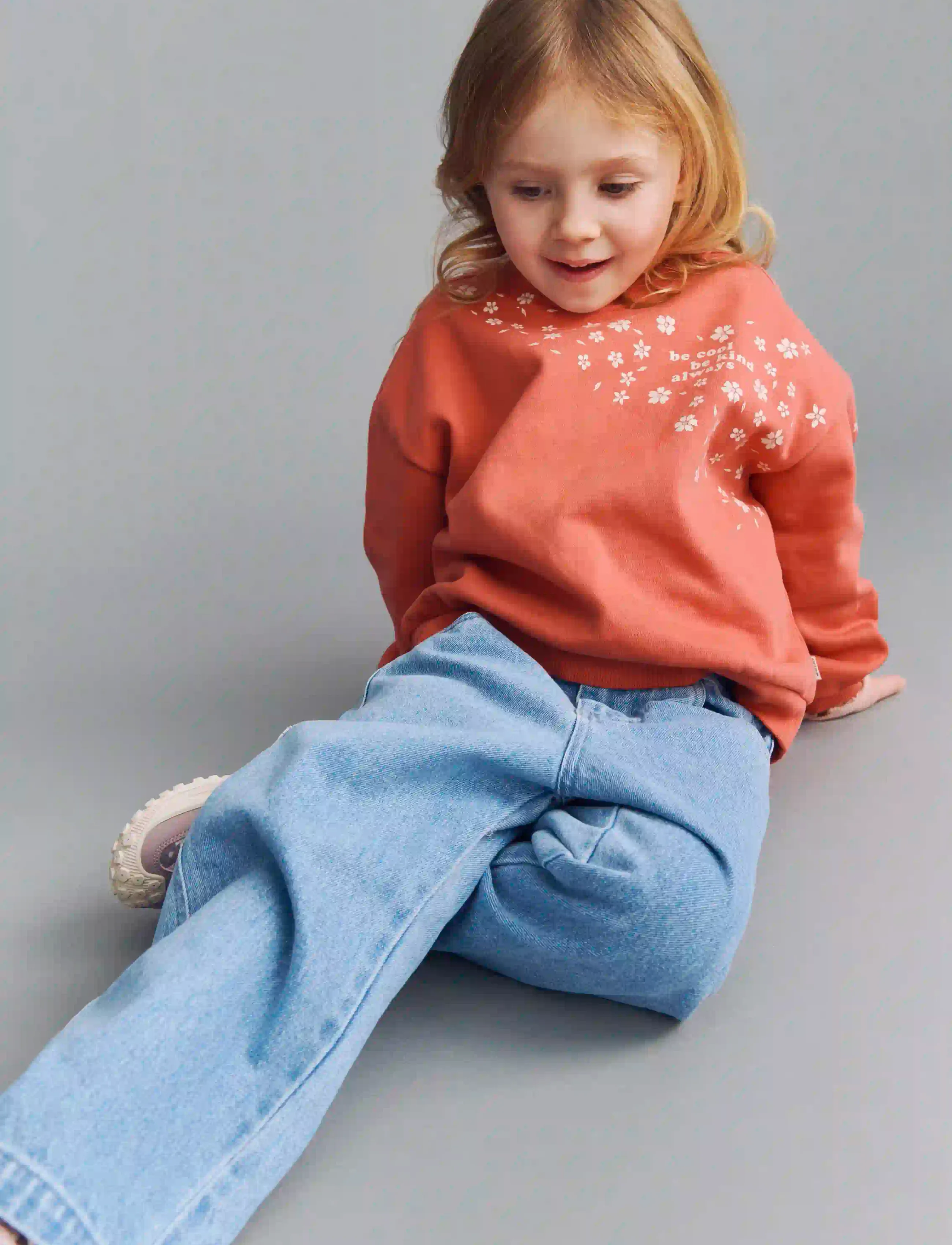 Wheat Trousers Felix - Hosen mit weitem Bein - LIGHT BLUE DENIM / blue