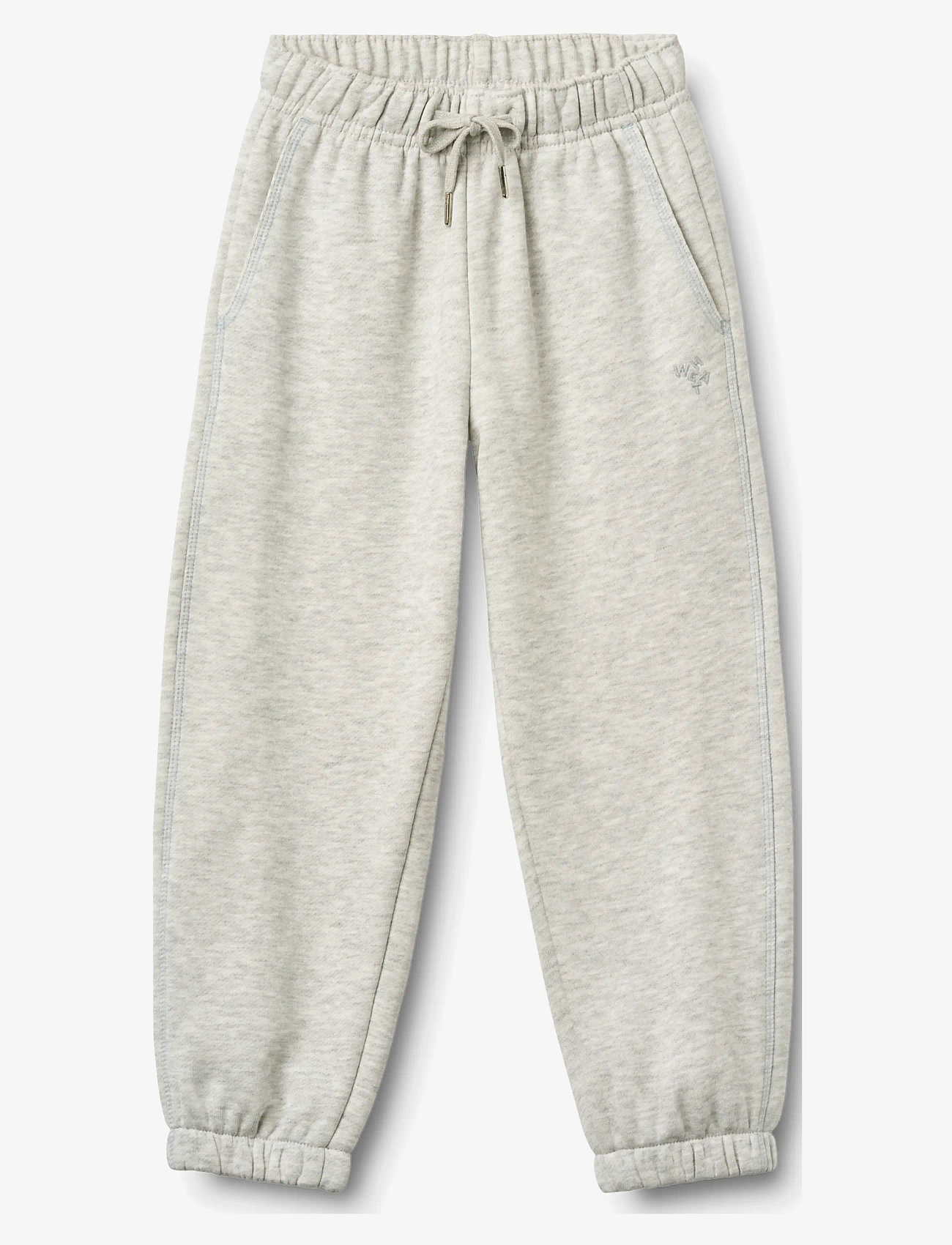 Wheat - Sweatpants Cruz Contrast - sweatpants - light melange grey - 0
