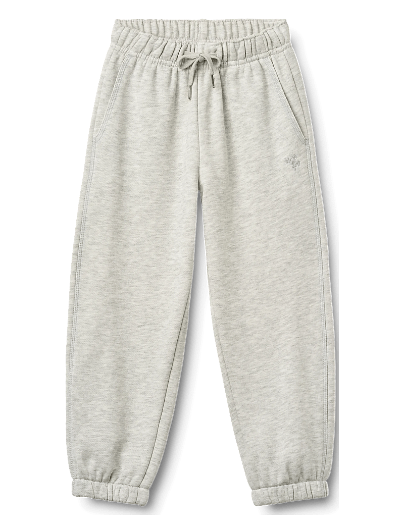 Wheat - Sweatpants Cruz Contrast - sweatpants - light melange grey - 0