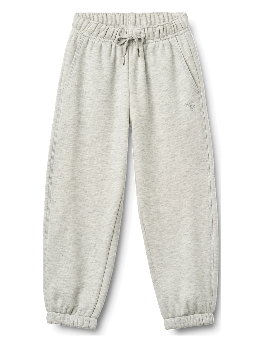 Wheat - Sweatpants Cruz Contrast - sweatpants - light melange grey - 0