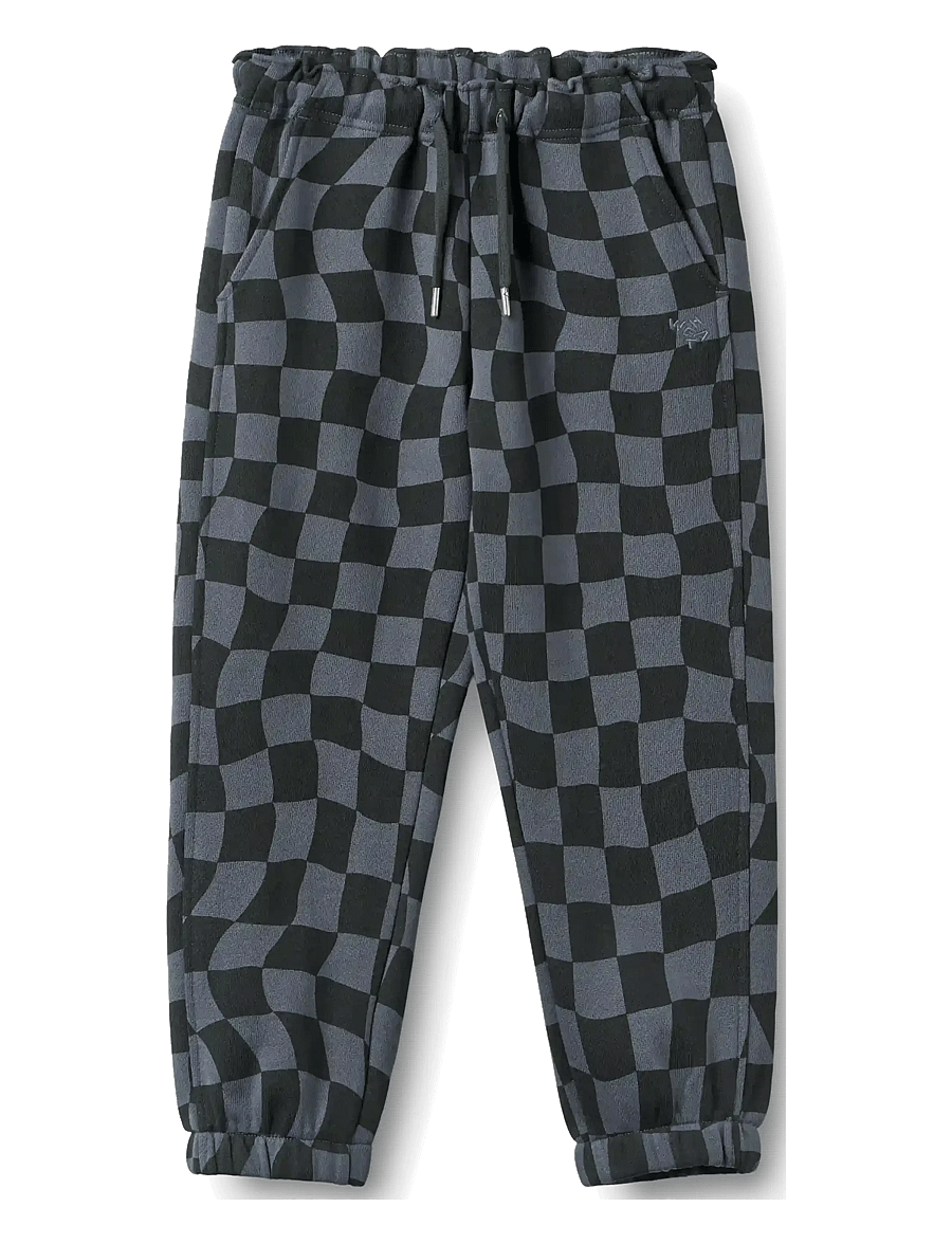 Wheat - Sweatpants Cosmo - jogginghosen - navy blue check - 0