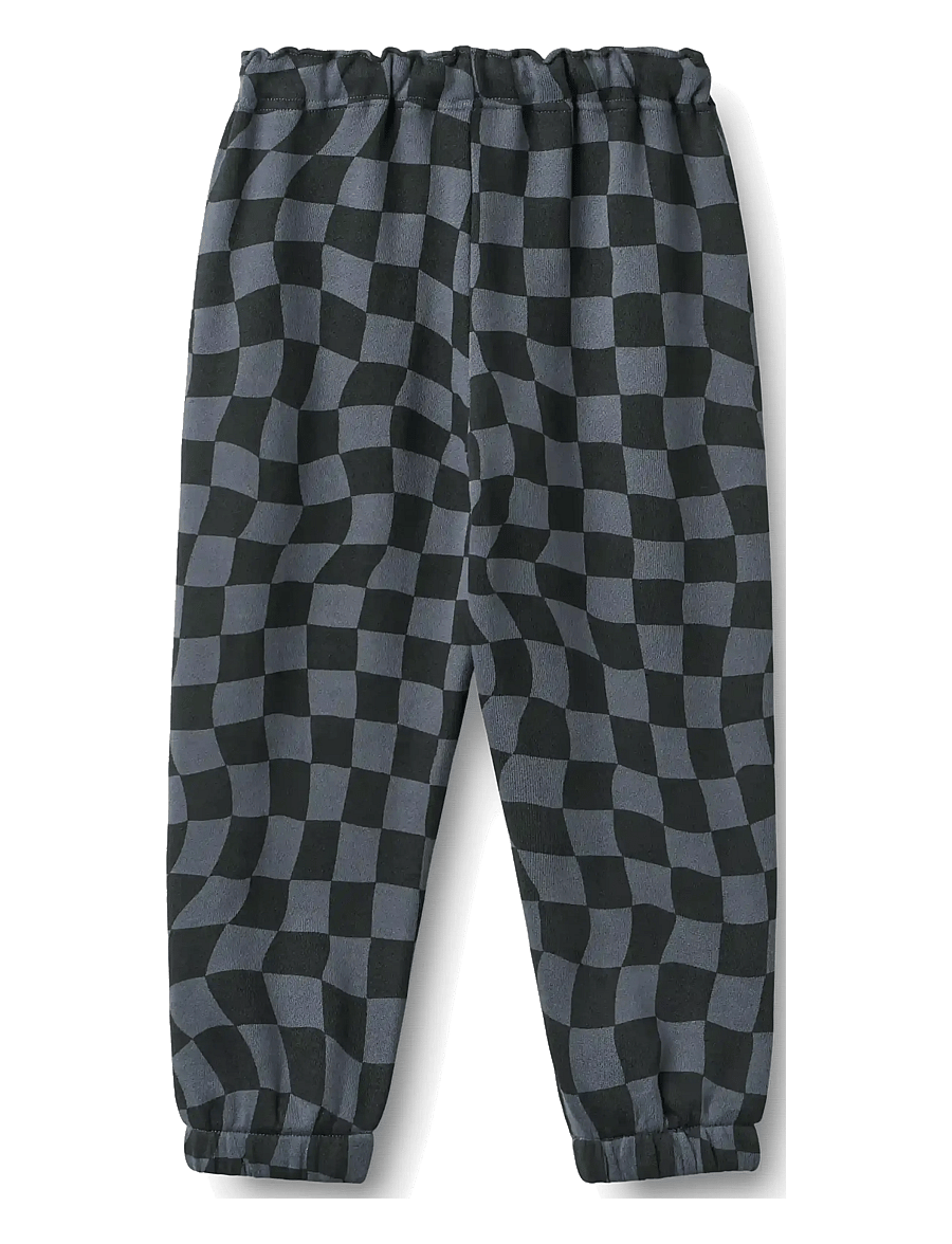 Wheat - Sweatpants Cosmo - jogginghosen - navy blue check - 1