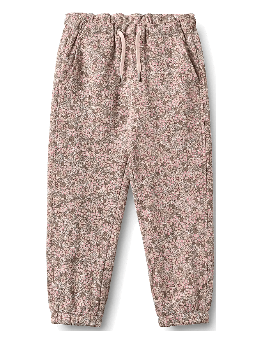 Wheat - Sweatpants Cosmo - dressipüksid - rose brown flowers - 0