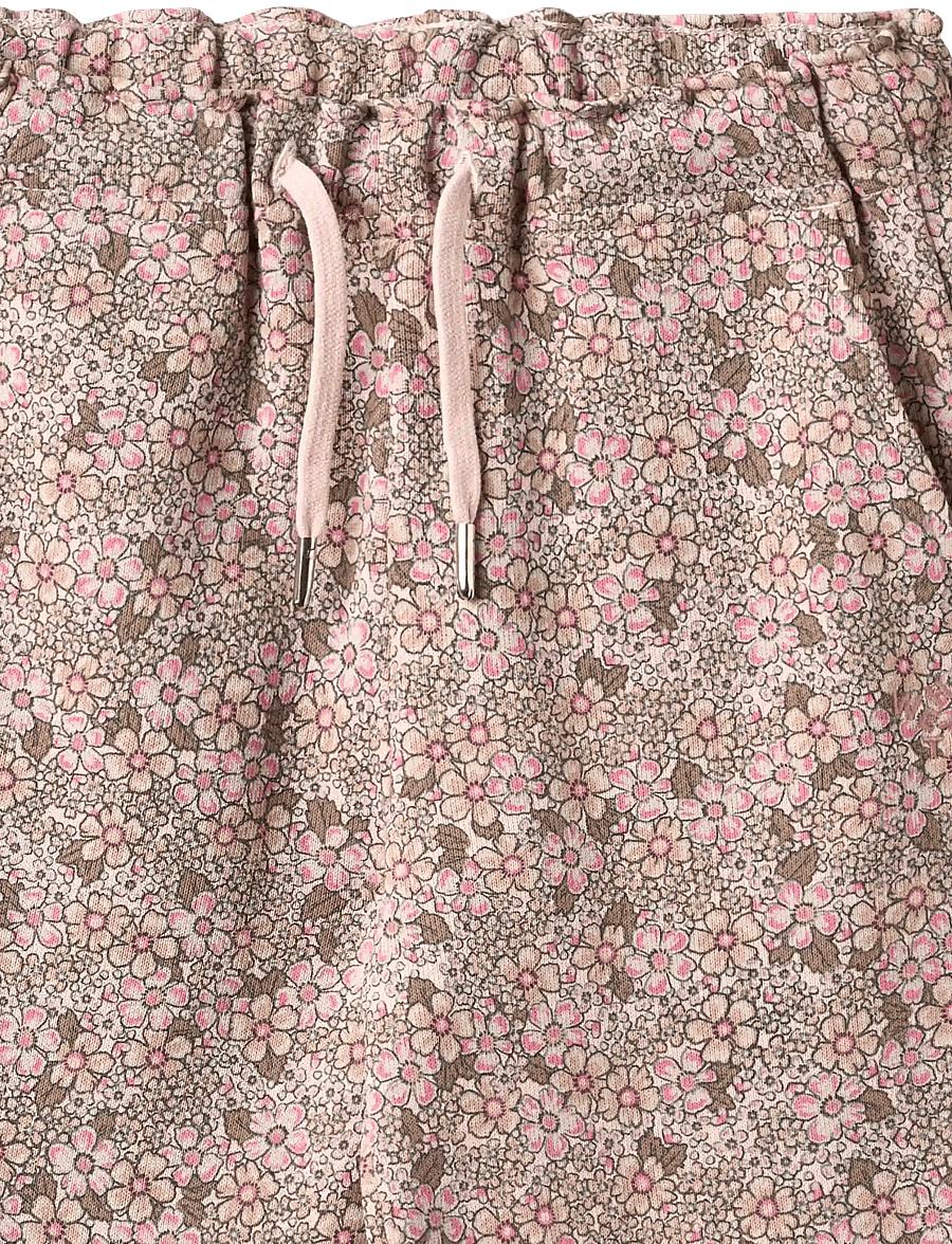 Wheat - Sweatpants Cosmo - dressipüksid - rose brown flowers - 2