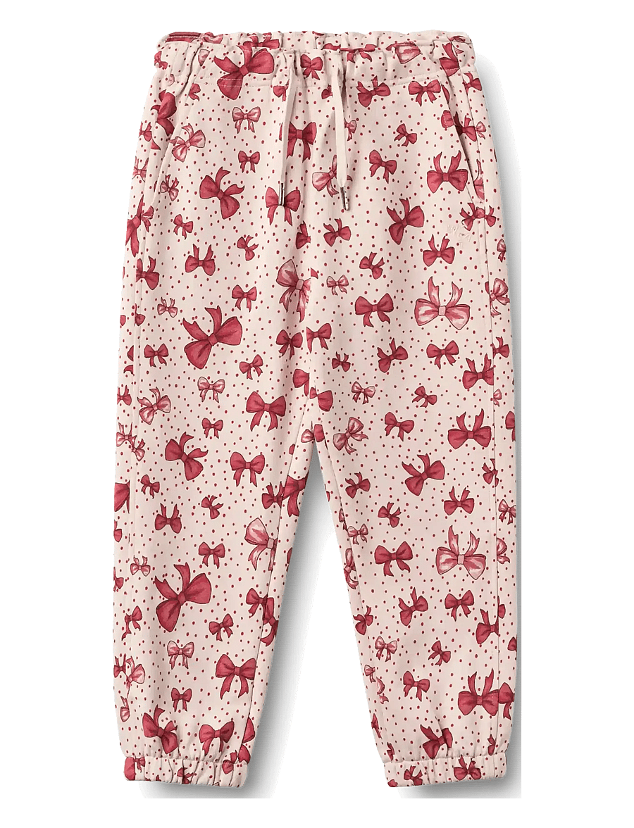 Wheat - Sweatpants Cosmo - jogginghosen - almond peach bows - 0