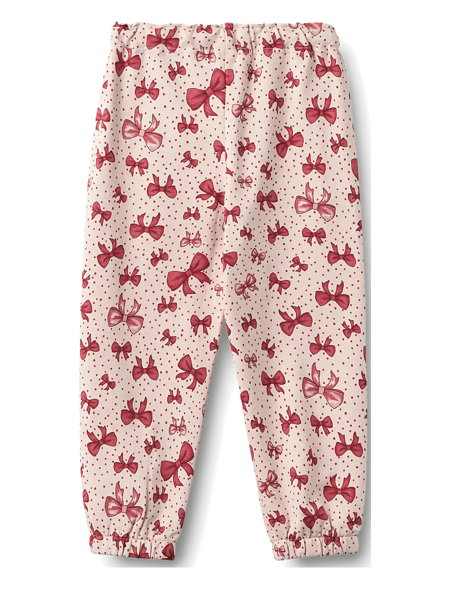 Wheat - Sweatpants Cosmo - jogginghosen - almond peach bows - 1