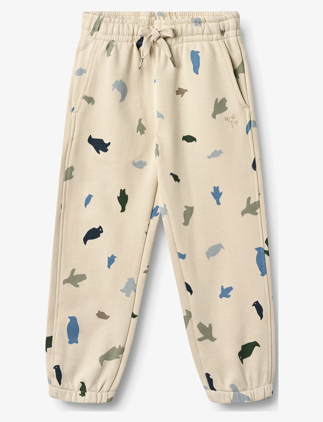 Wheat - Sweatpants Cruz - efterårstøj - offwhite penguins - 1