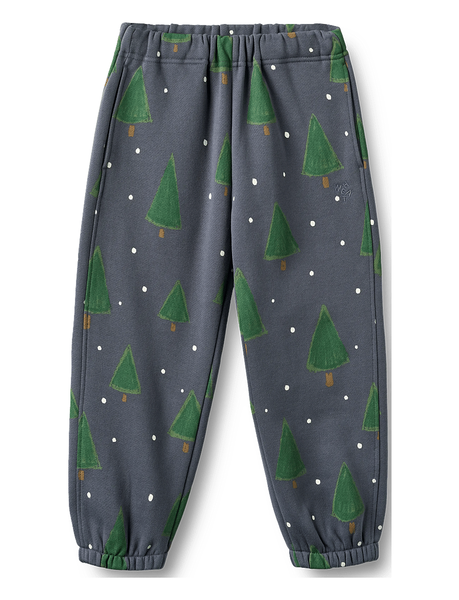 Wheat - Sweatpants Cass - joggingbroek - greyblue holiday - 0