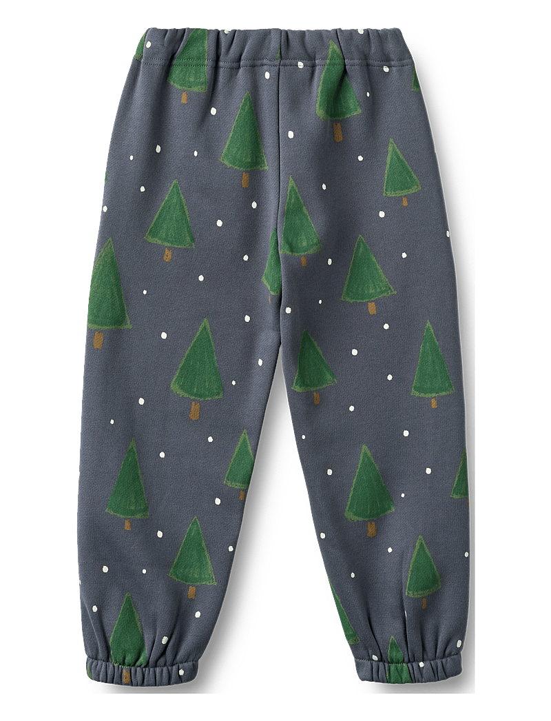 Wheat - Sweatpants Cass - mjukisbyxor - greyblue holiday - 1