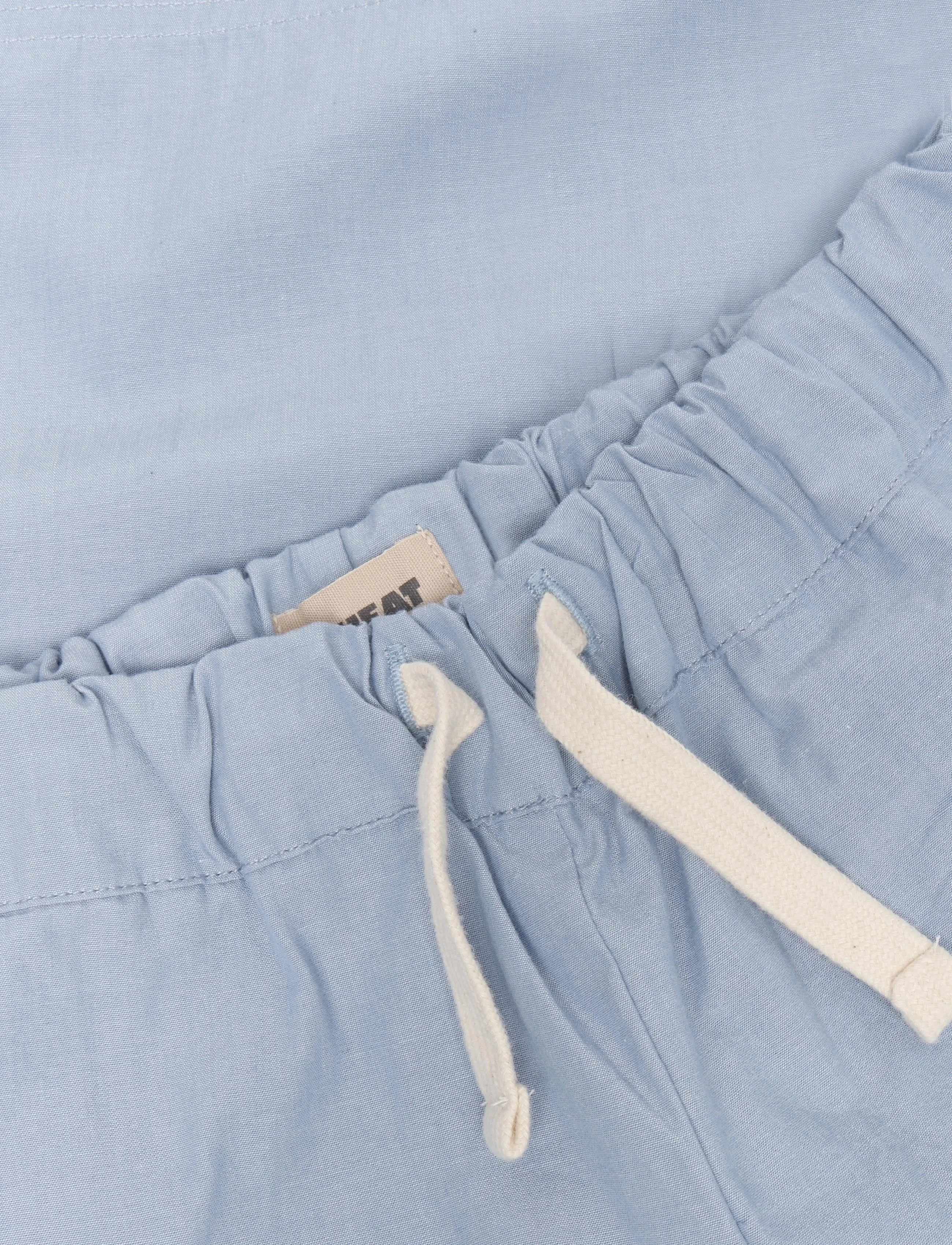 Wheat - Shorts Cuba - kinder - blue chambrey - 2