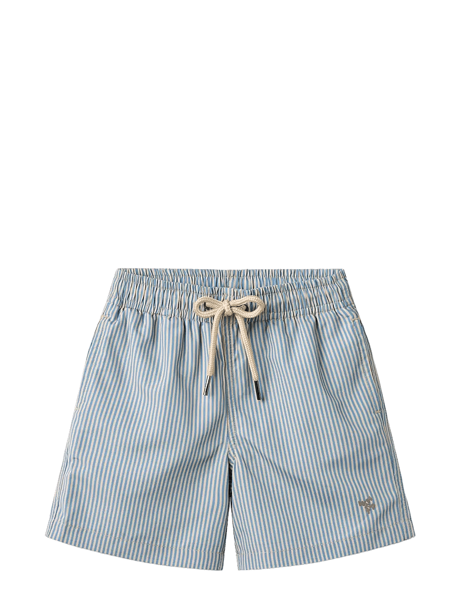 Wheat - Swim Trunk Hansi - blue swim stripe - 1