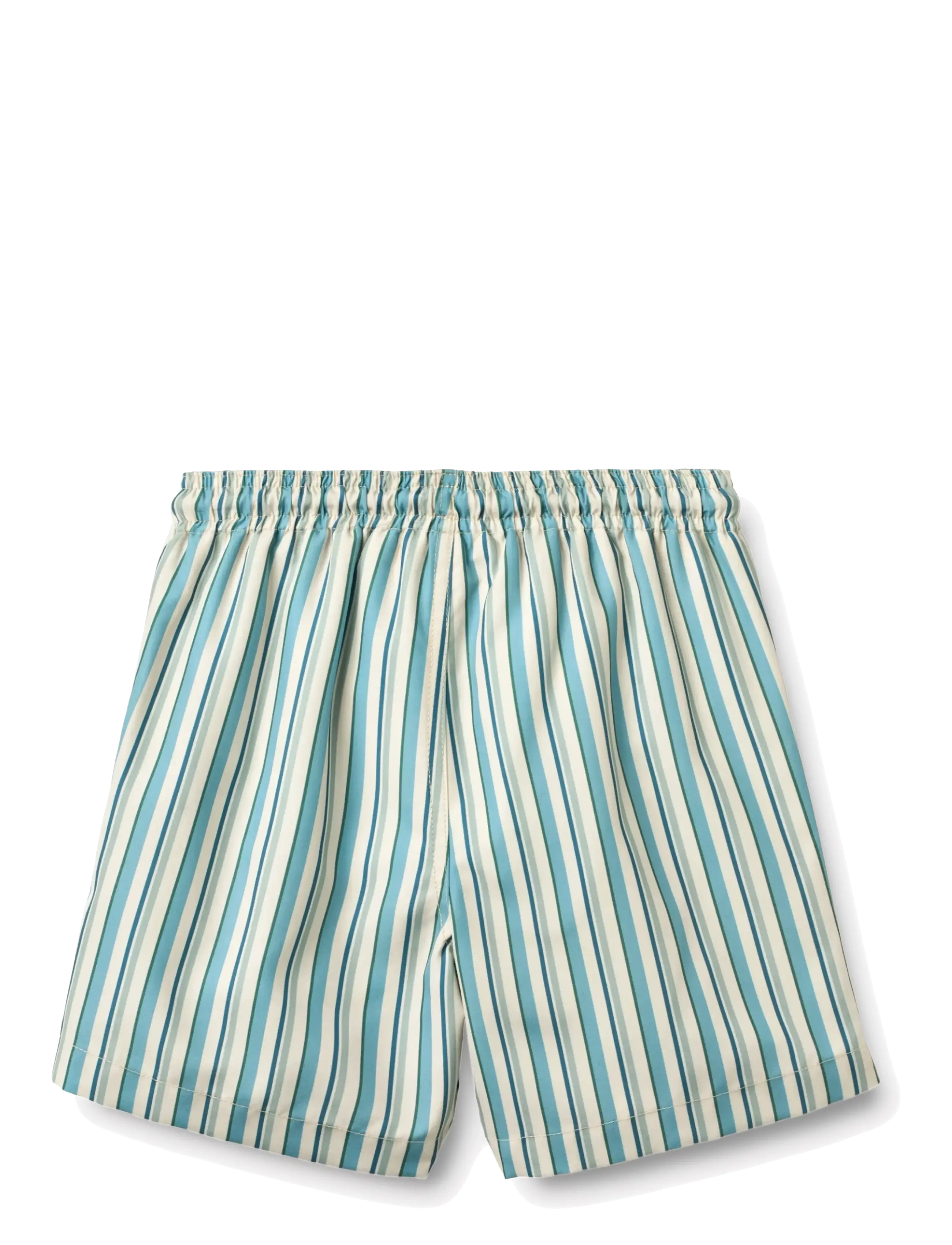 Wheat - Swim Trunk Hansi badge - gode sommertilbud - aqua stripe - 1