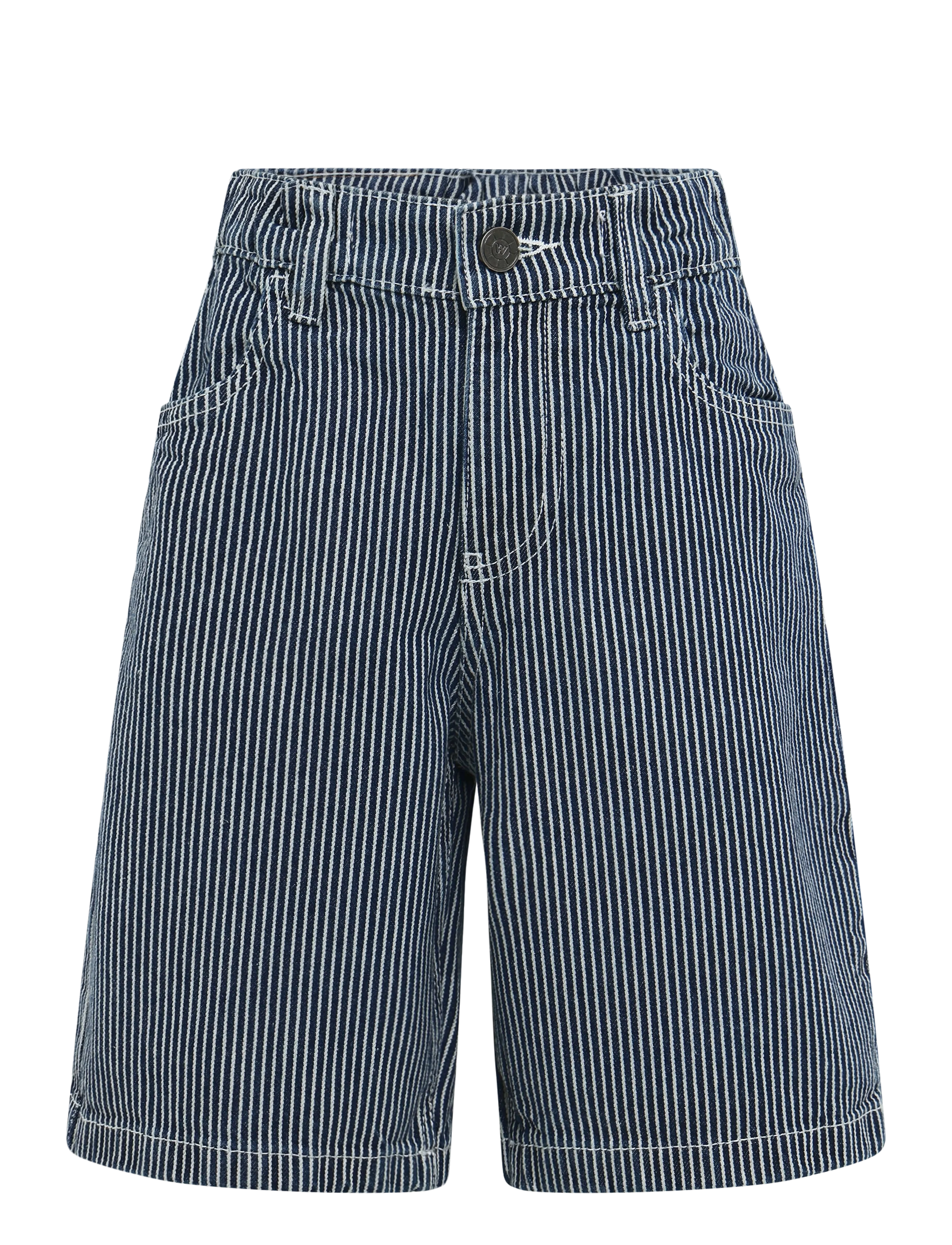 Wheat Shorts Christian - Kläder - DENIM STRIPE / navy