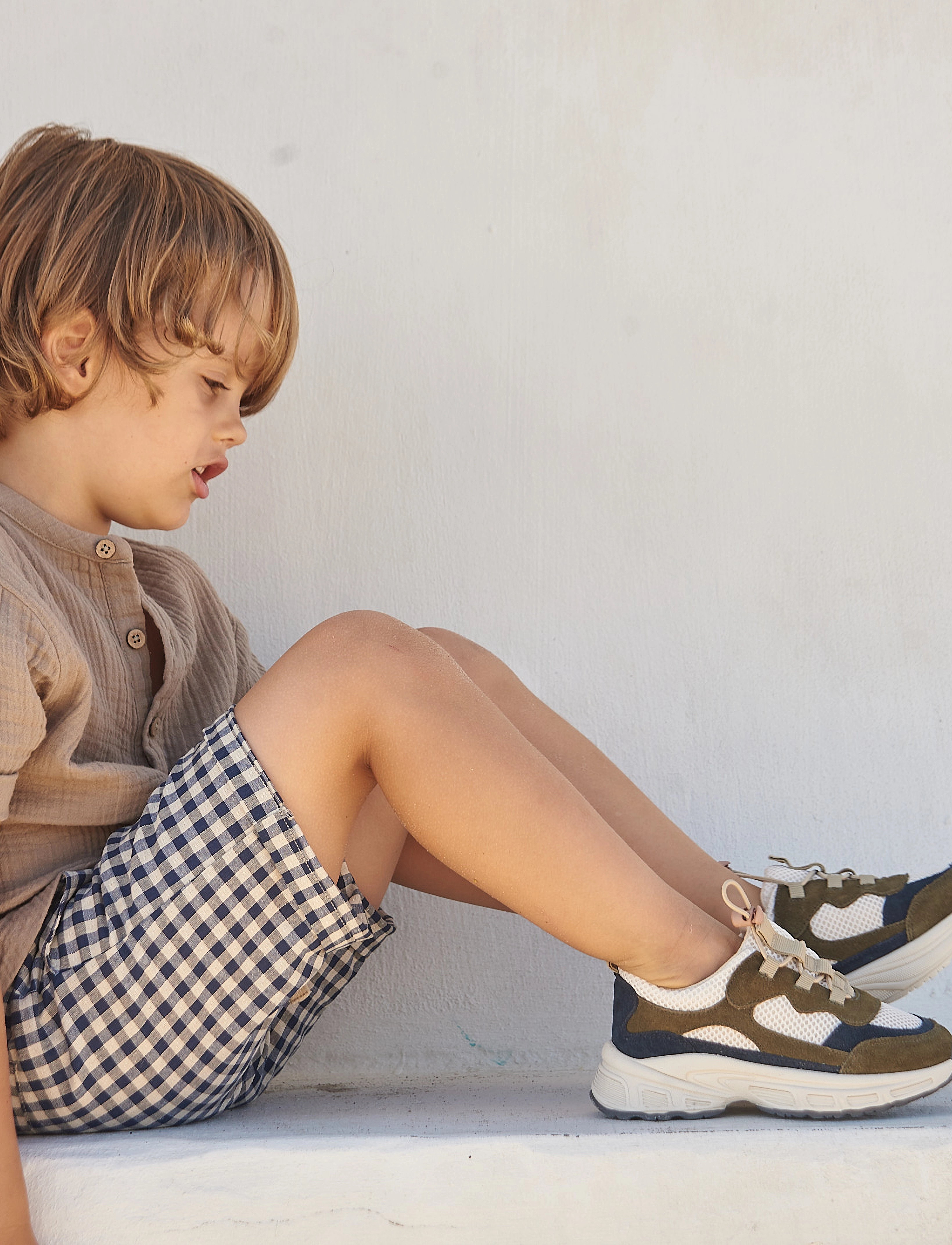 Wheat - Shorts Holger - blue check - 4