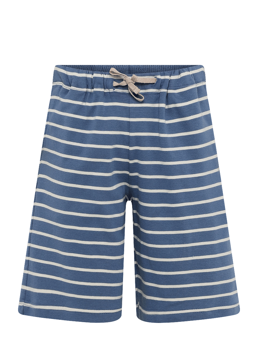 Wheat - Jersey Shorts Kalle - lühikesed dressipüksid - blue stripe - 0