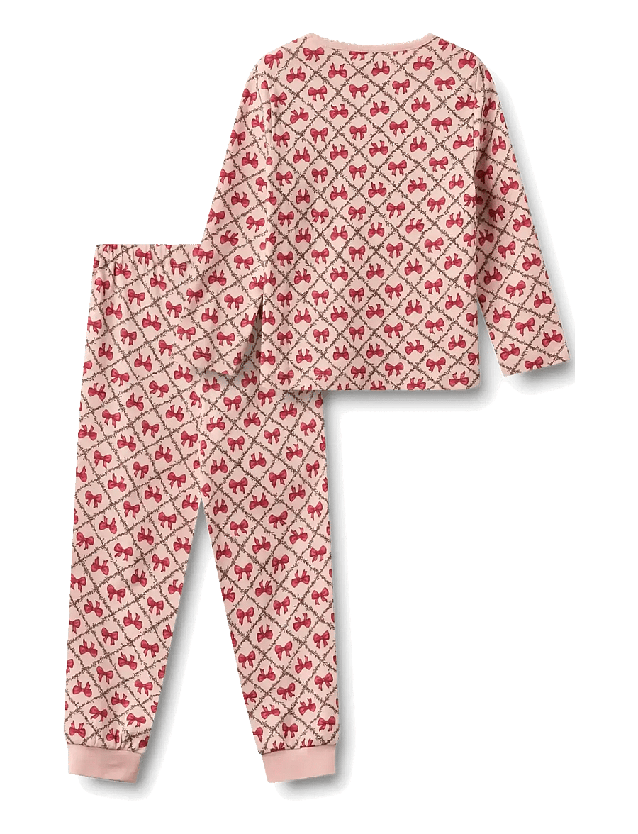 Wheat - Nightwear Picoting Mila - komplektid - dim rose bows - 1