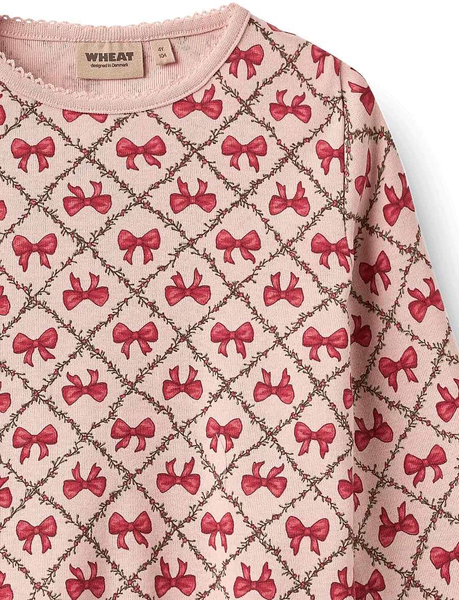 Wheat - Nightwear Picoting Mila - komplektid - dim rose bows - 5