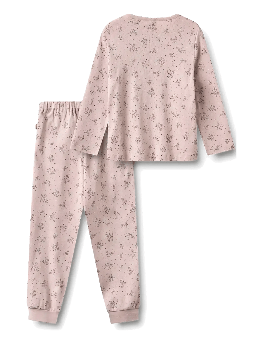 Wheat - Nightwear Picoting Mila - lilac flowers - 1