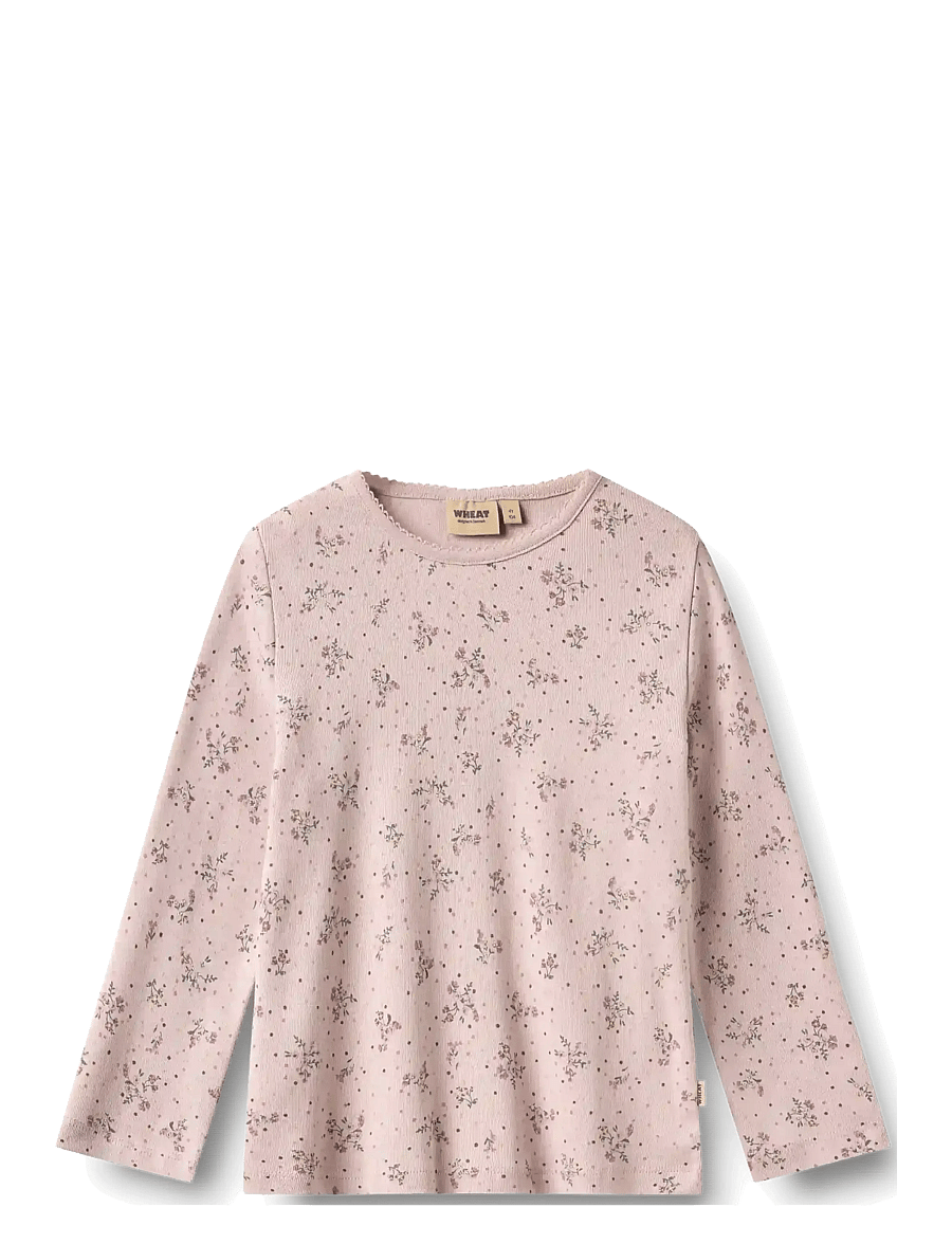 Wheat - Nightwear Picoting Mila - lilac flowers - 2