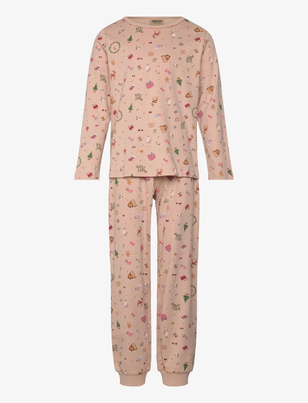 Wheat - Nightwear Picoting Mila - pyjamasset - rose dust holiday - 0