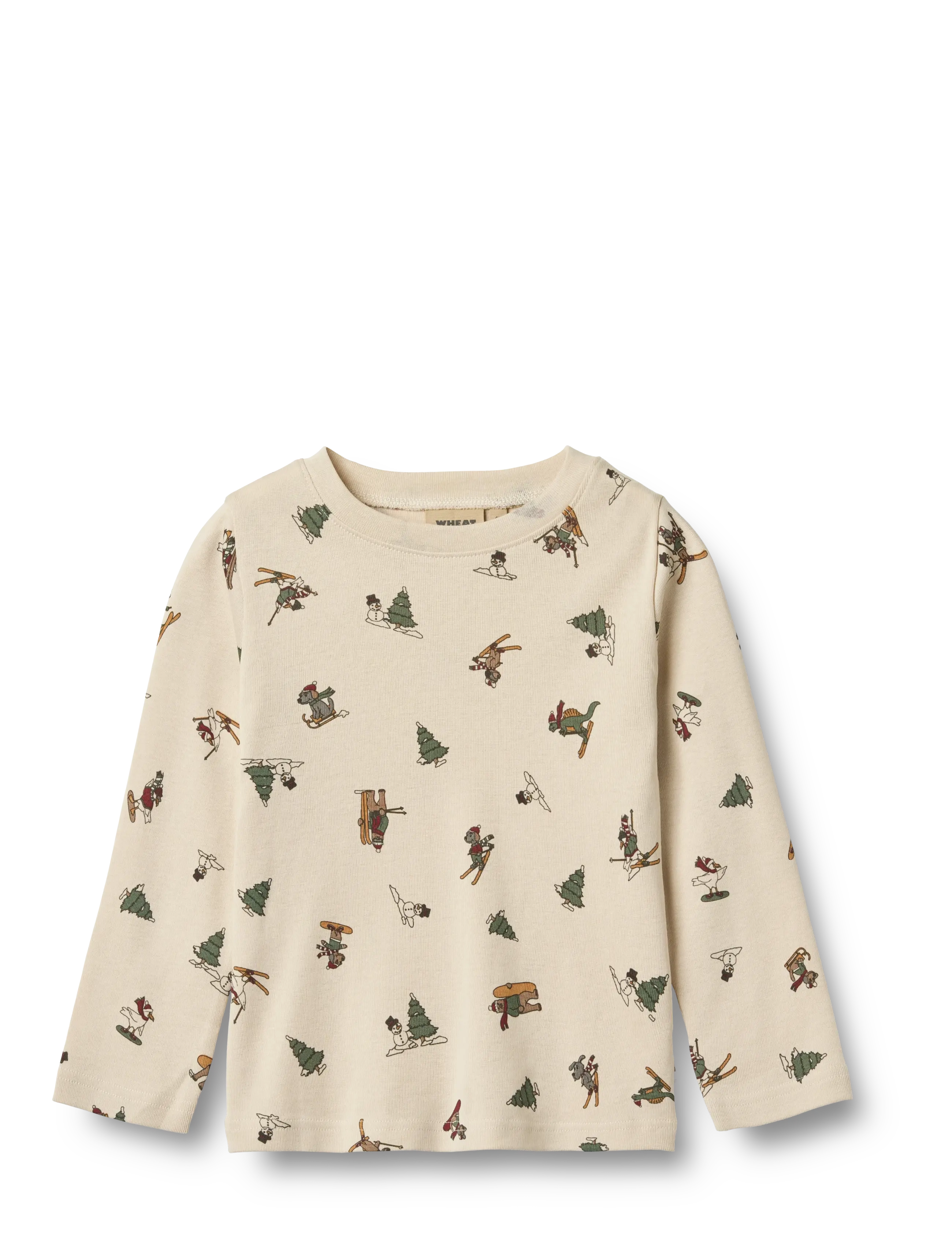 Wheat - Nightwear Milan - pyjama-sets - offwhite winterland - 1