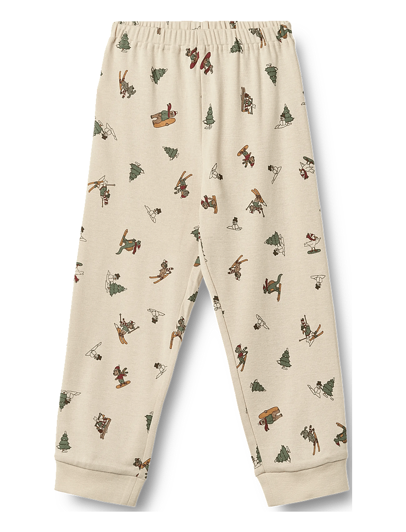 Wheat - Nightwear Milan - pyjamassæt - offwhite winterland - 2