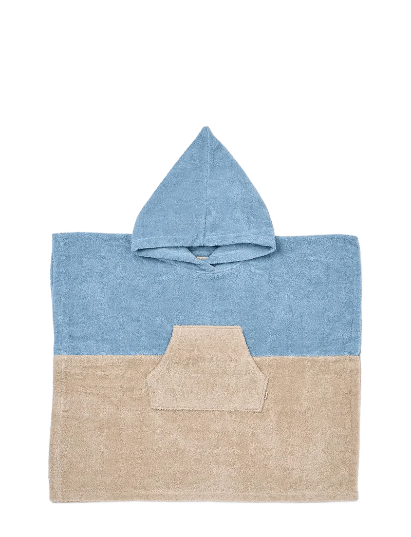 Wheat - Terry Poncho Lille - blue summer - 0