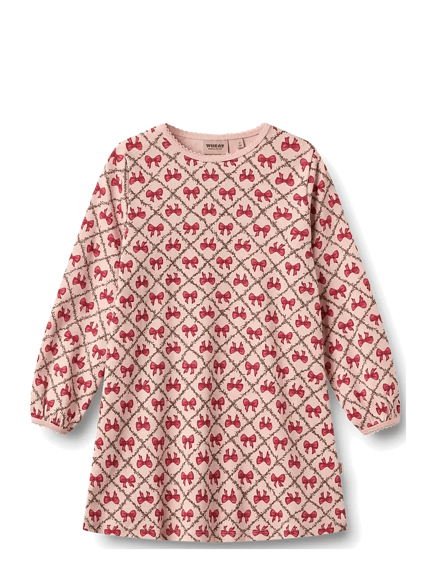 Wheat - Nightgown Elinor - Öösärgid - dim rose bows - 0