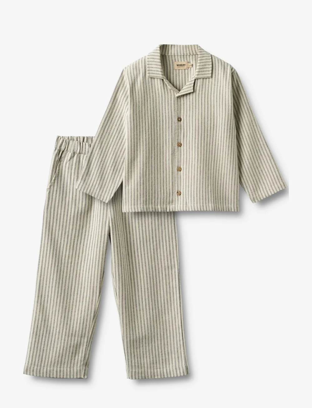 Wheat - Pyjamas Madison - pyjamassæt - blue stripe - 0