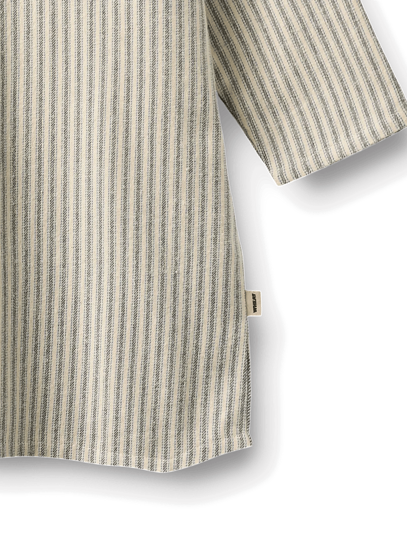 Wheat - Nightgown L/S Sylva - nattlinnen - blue stripe - 2