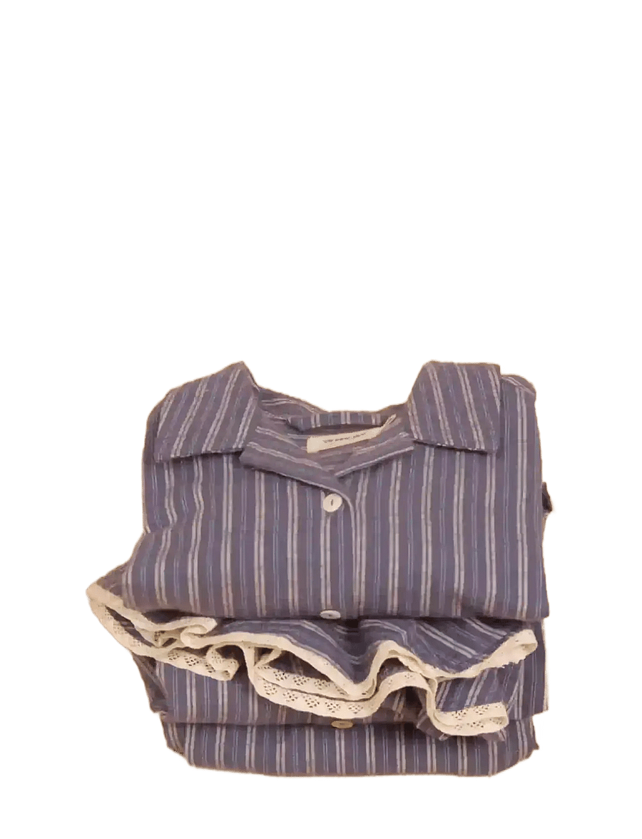 Wheat - Pyjamas Fie - komplektid - blue holiday stripe - 1