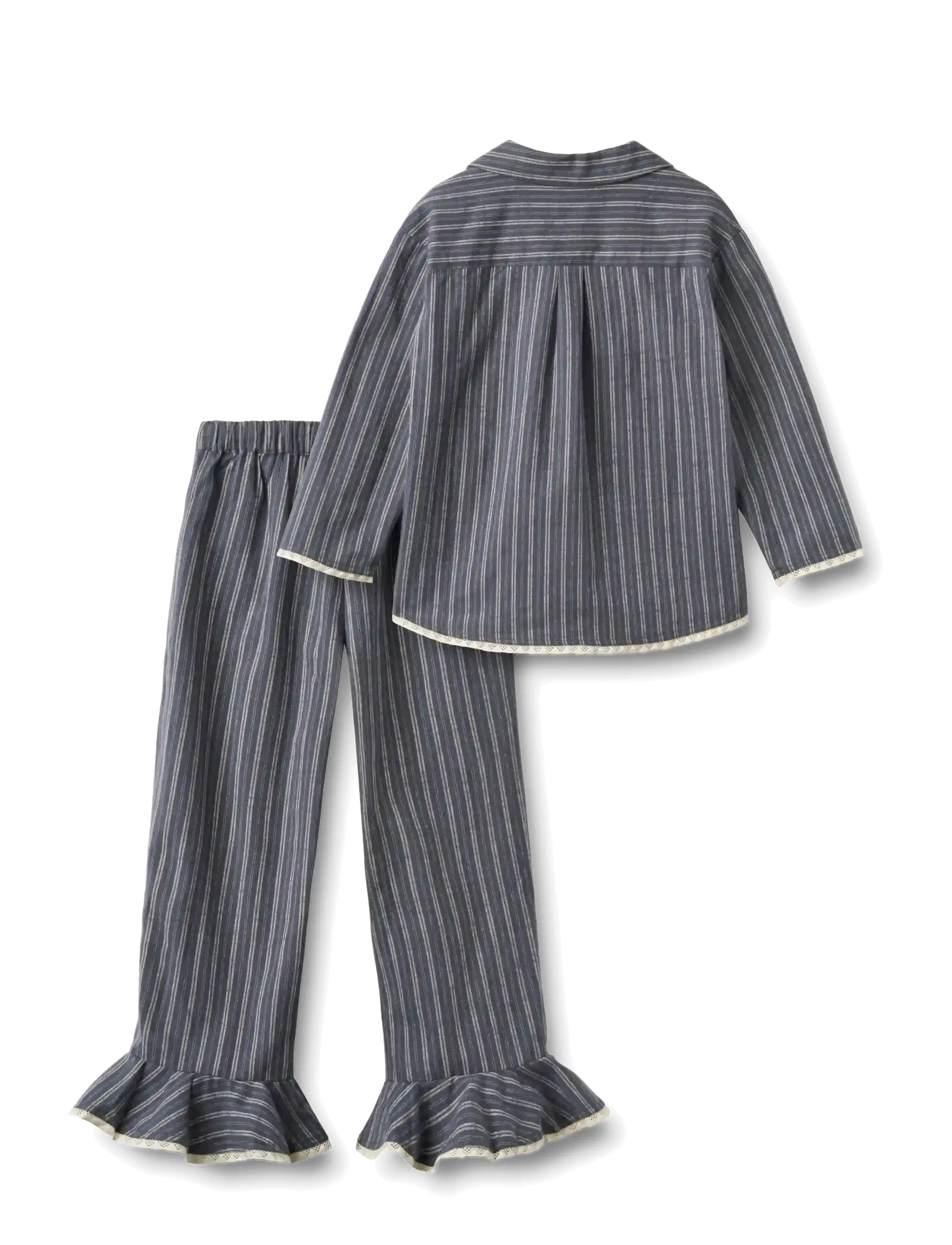 Wheat - Pyjamas Fie - komplektid - blue holiday stripe - 2