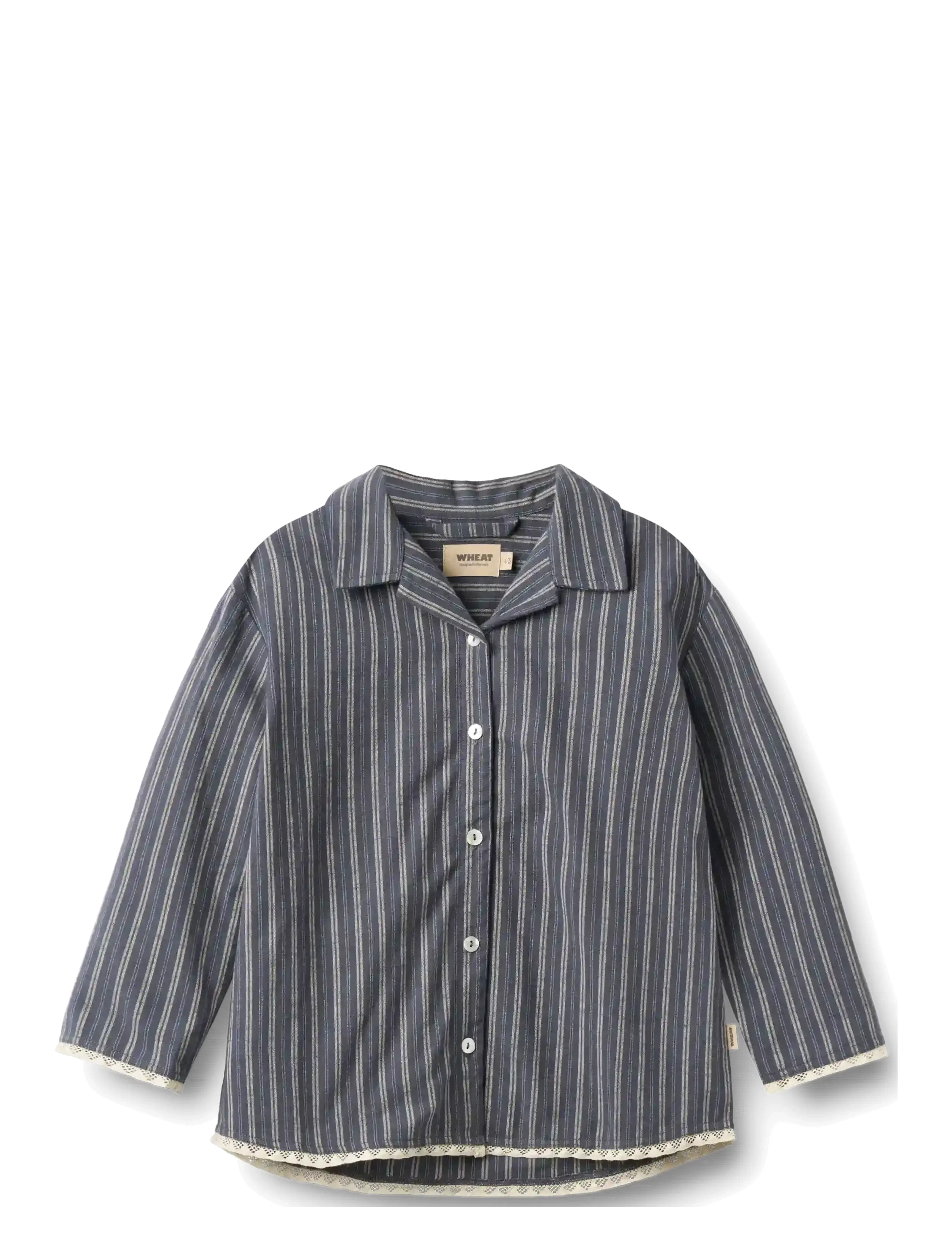 Wheat - Pyjamas Fie - komplektid - blue holiday stripe - 3