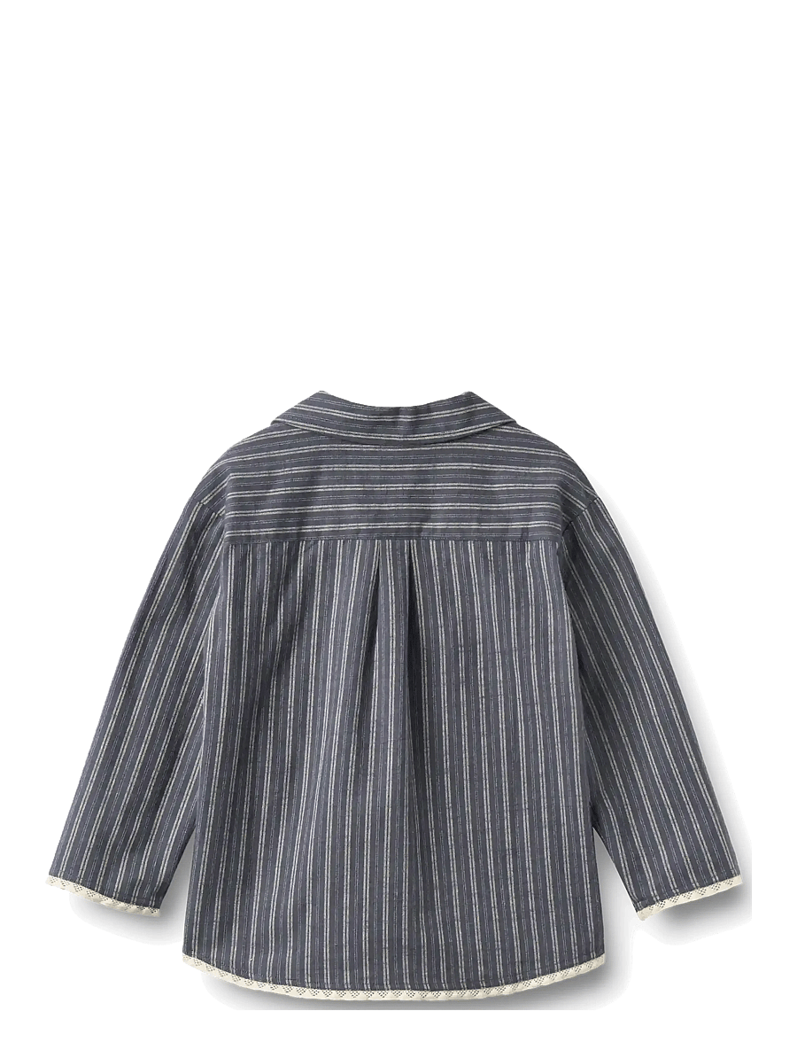 Wheat - Pyjamas Fie - komplektid - blue holiday stripe - 4