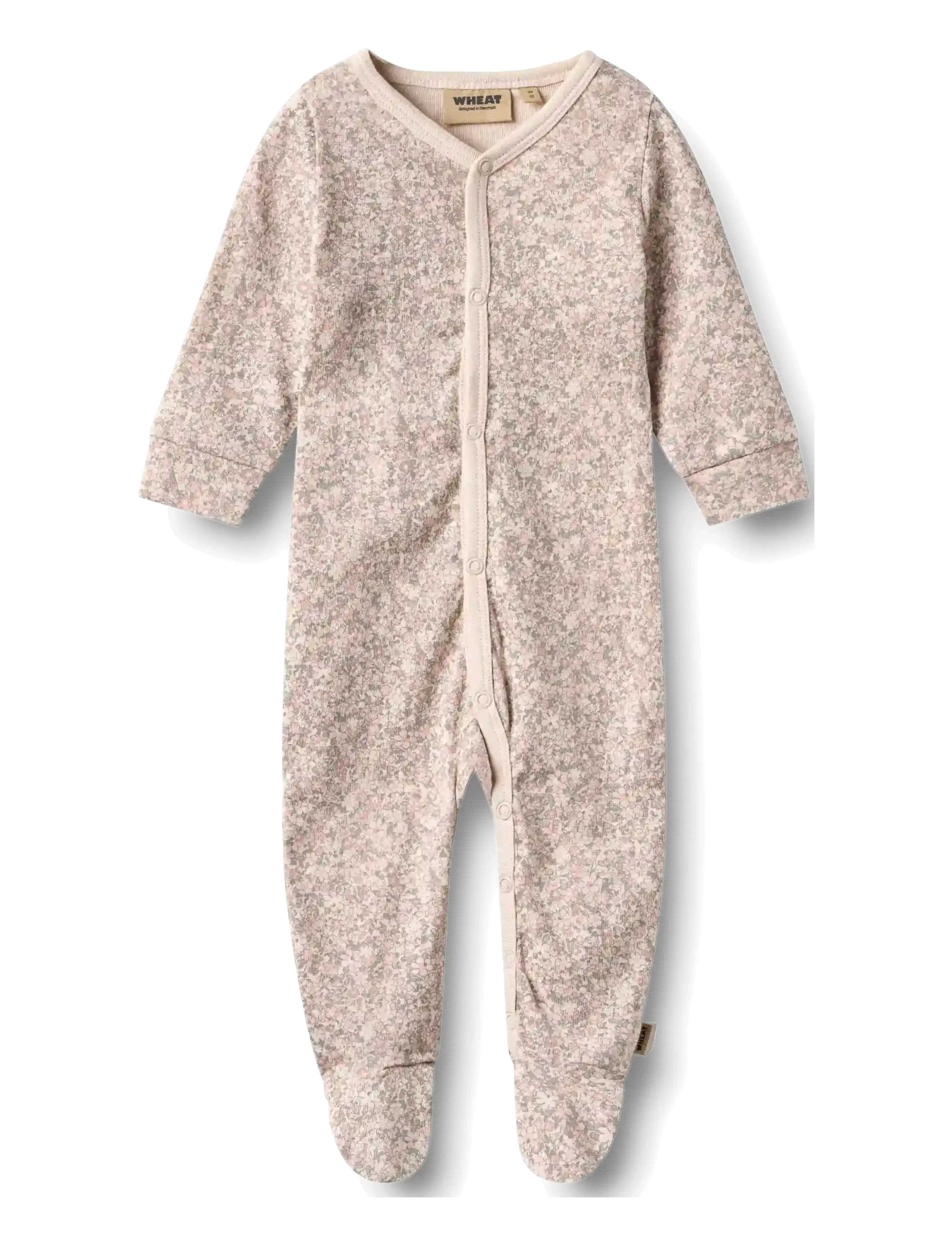 Wheat - Giftbox Jude Baby Set - komplektid bodiga - almond flower meadow - 4
