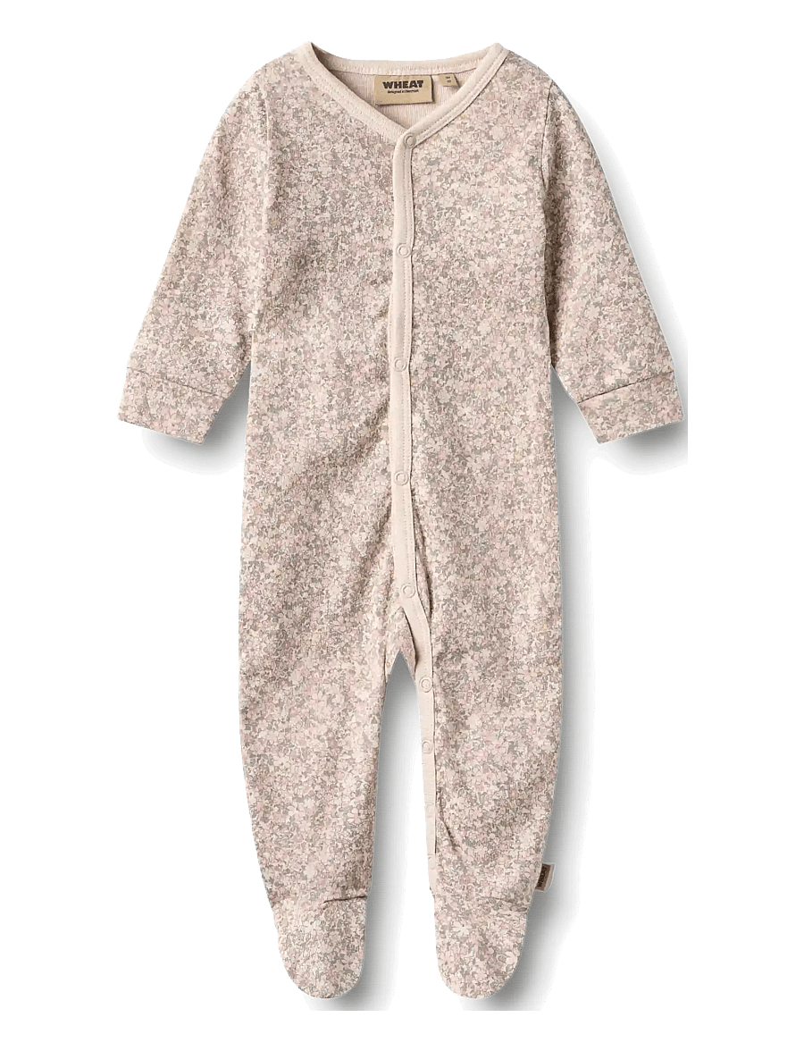Wheat - Giftbox Jude Baby Set - komplektid bodiga - almond flower meadow - 4