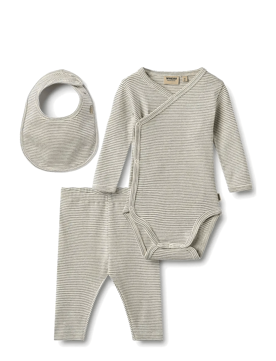 Wheat - Giftbox Flore Baby Set - osta vanuse järgi - moonlight - 0