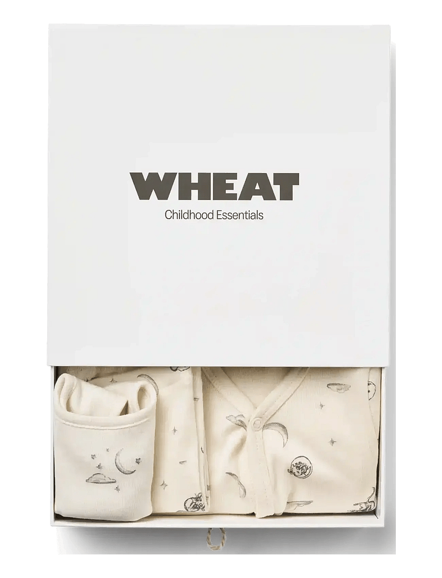 Wheat - Giftbox Flore Baby Set - dreaming mouse - 1