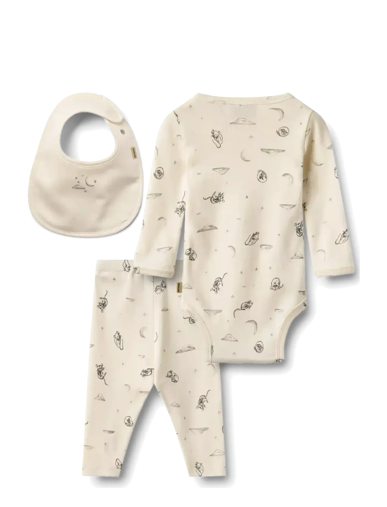 Wheat - Giftbox Flore Baby Set - dreaming mouse - 3