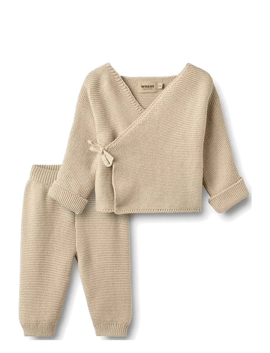 Wheat - Giftbox Indigo Baby Set - shoppa efter ålder - offwhite - 0