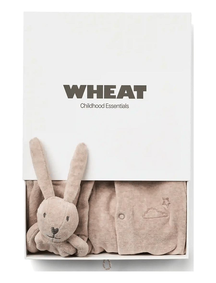 Wheat - Giftbox Robin Baby Set - shop by age - melange rose - 1