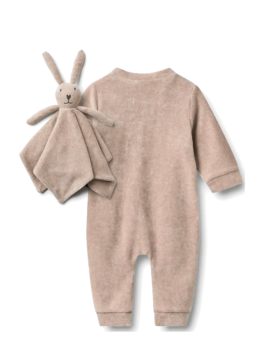 Wheat - Giftbox Robin Baby Set - shop by age - melange rose - 3