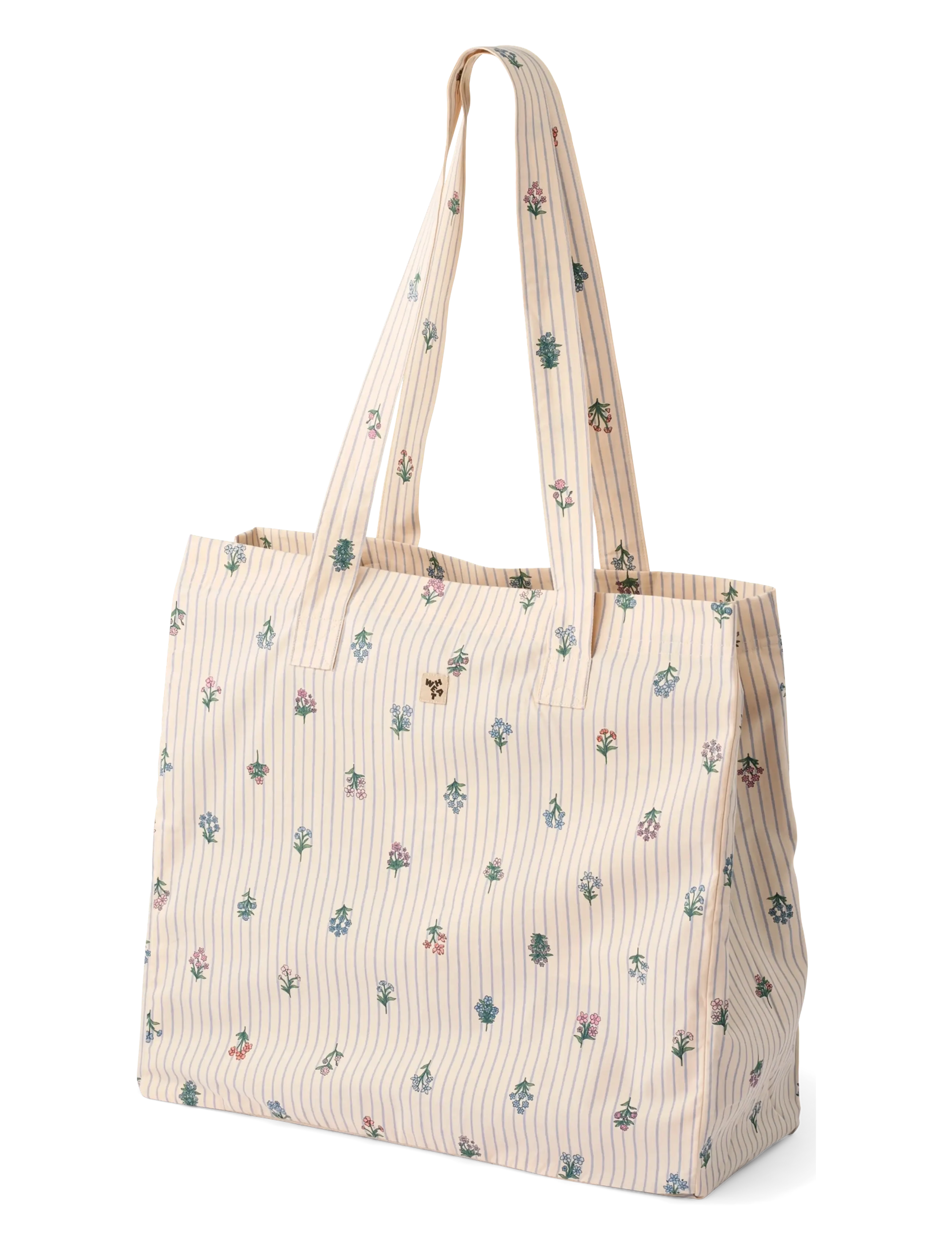 Wheat Shopper Ville - Nieuwe Mode - ROSE SHADOW FLOWERS / cream