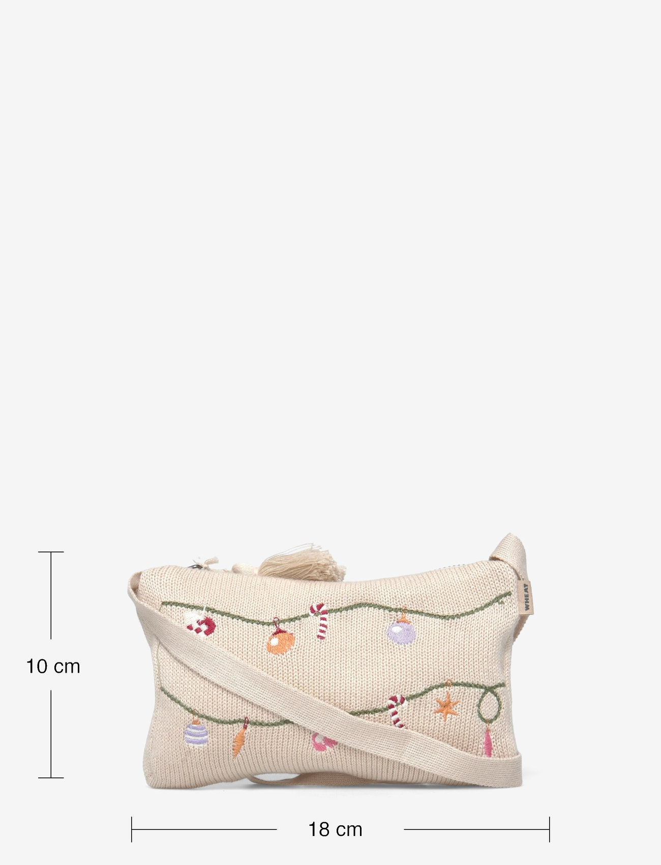 Wheat - Knitted Clutch Emb. Dagmar - schultertaschen - offwhite - 3