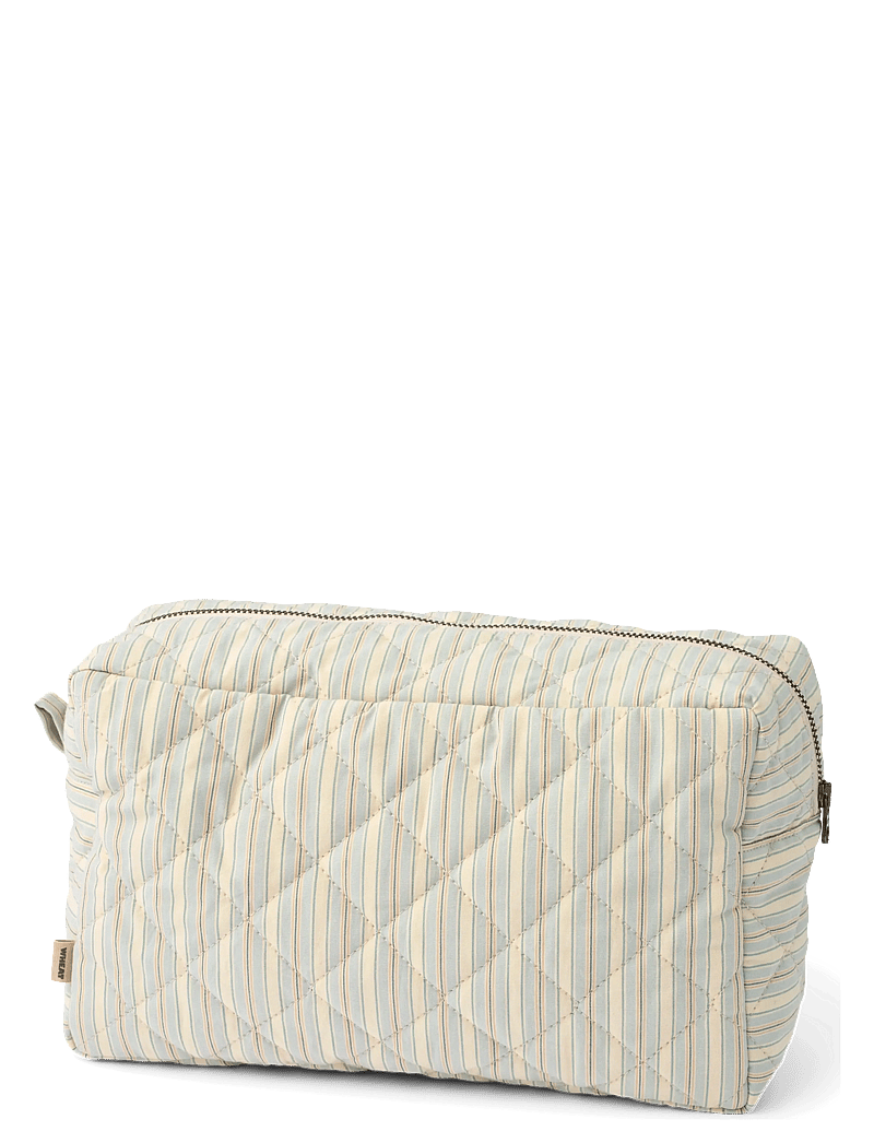 Wheat - Wash Bag Large Ziggi - bad - blue ocean stripe - 0