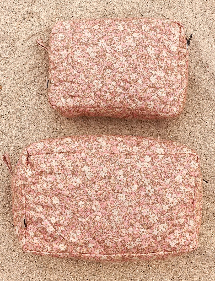 Wheat - Wash Bag Small Ziggy - rose flower meadow - 0