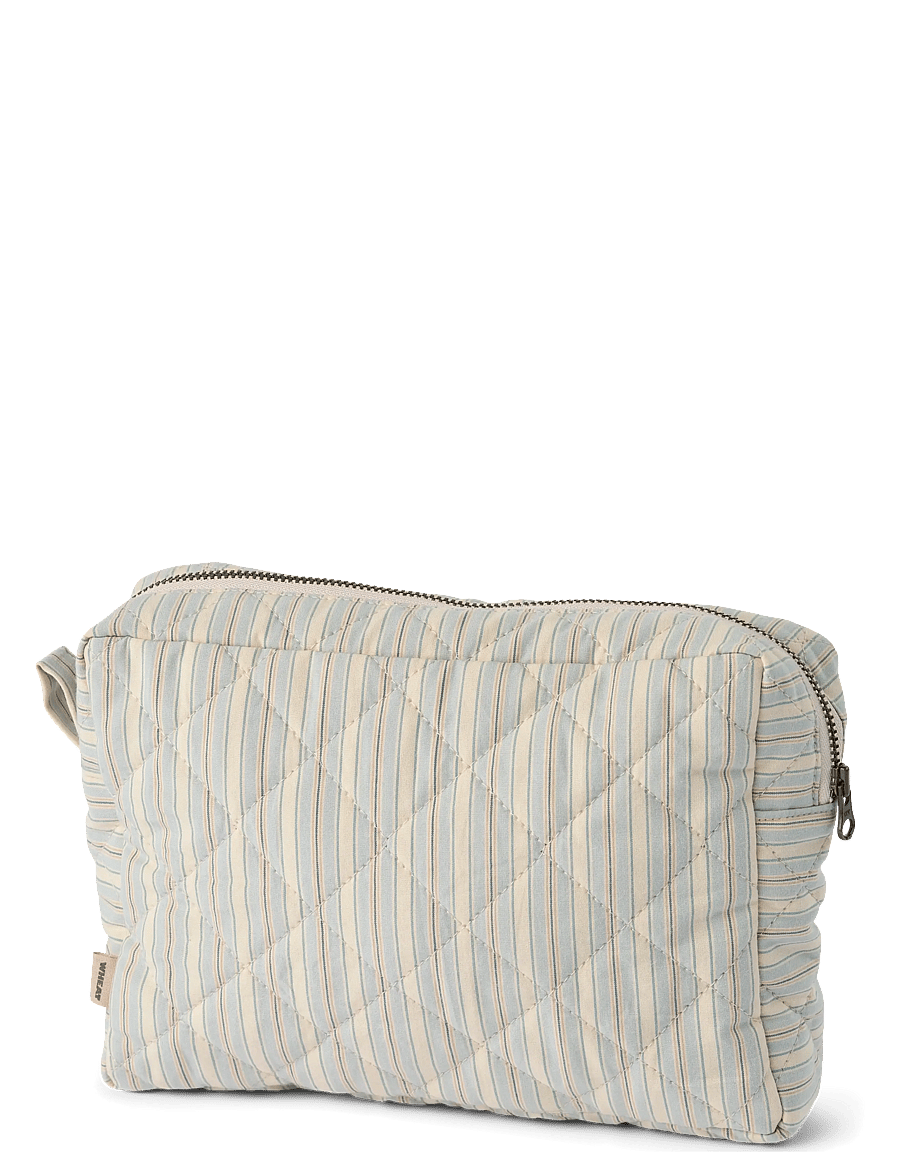 Wheat - Wash Bag Small Ziggy - baden - blue ocean stripe - 0