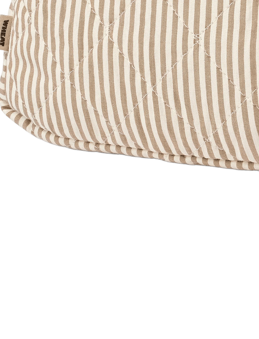 Wheat - Wash Bag Small Ziggy - cappucino stripe - 2