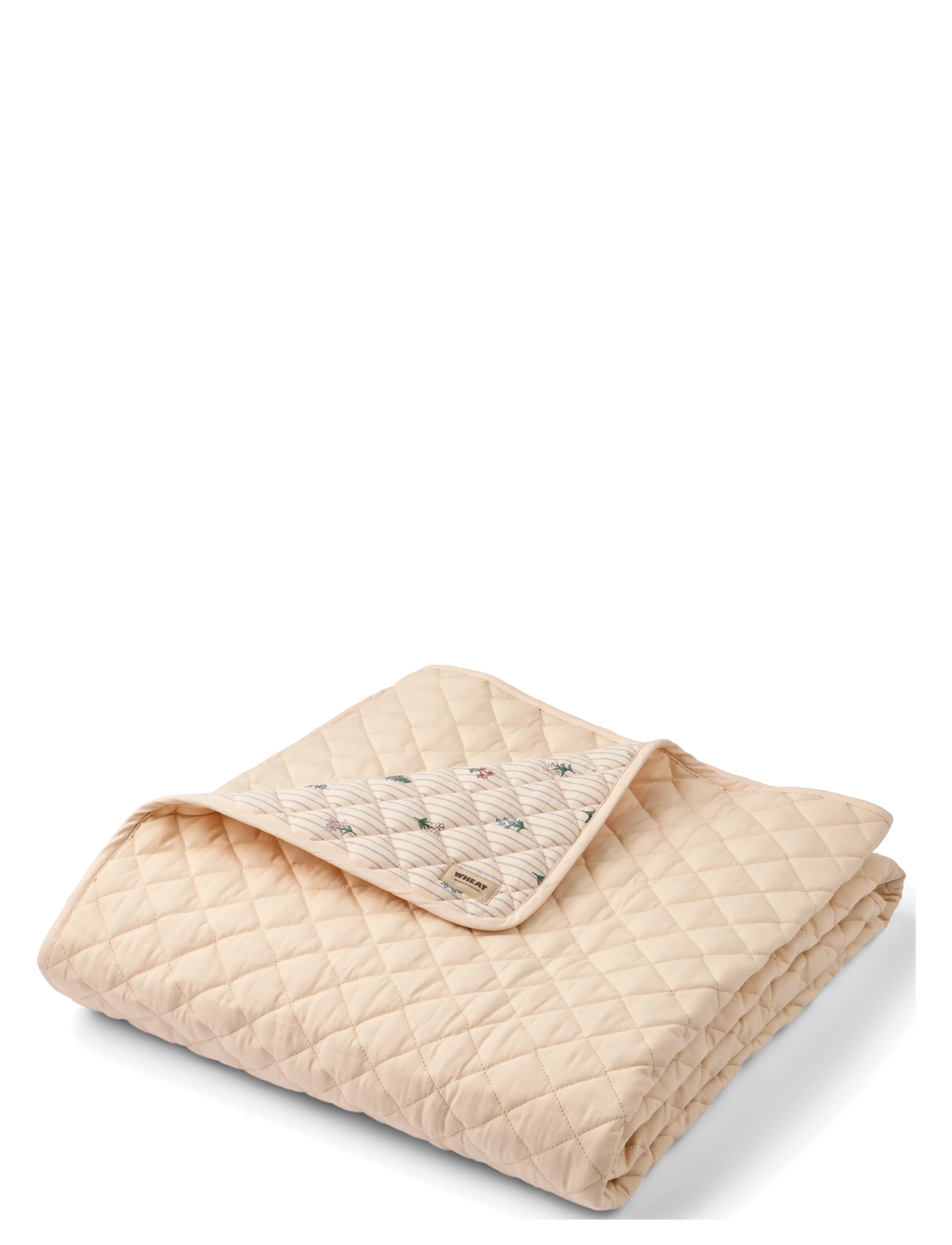 Wheat Quilt Blanket - Barnaherbergið - ROSE SHADOW FLOWERS / cream